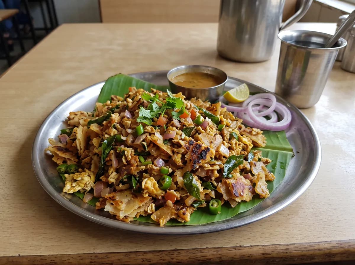 Kuthu Parotta (Egg)